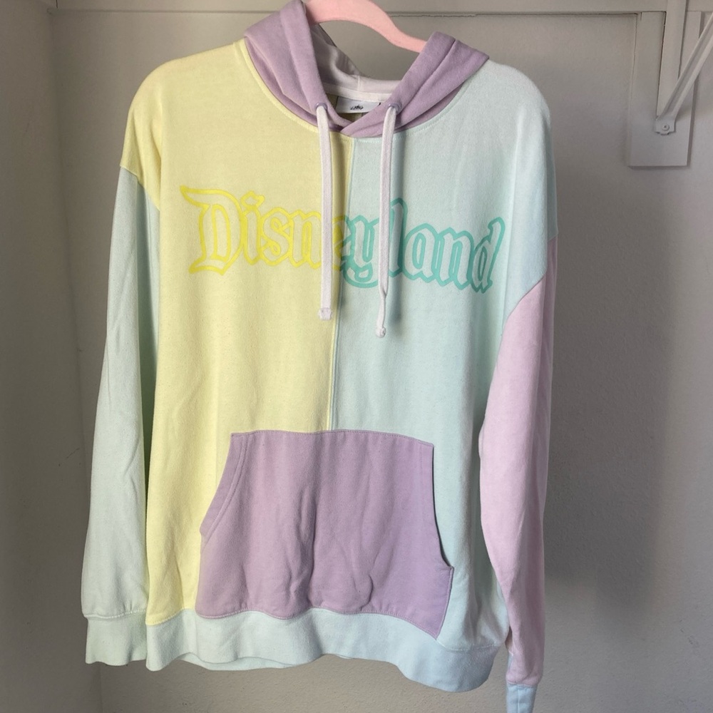 Disney Pastel Hoodie - Yellow, Mint, Lavender